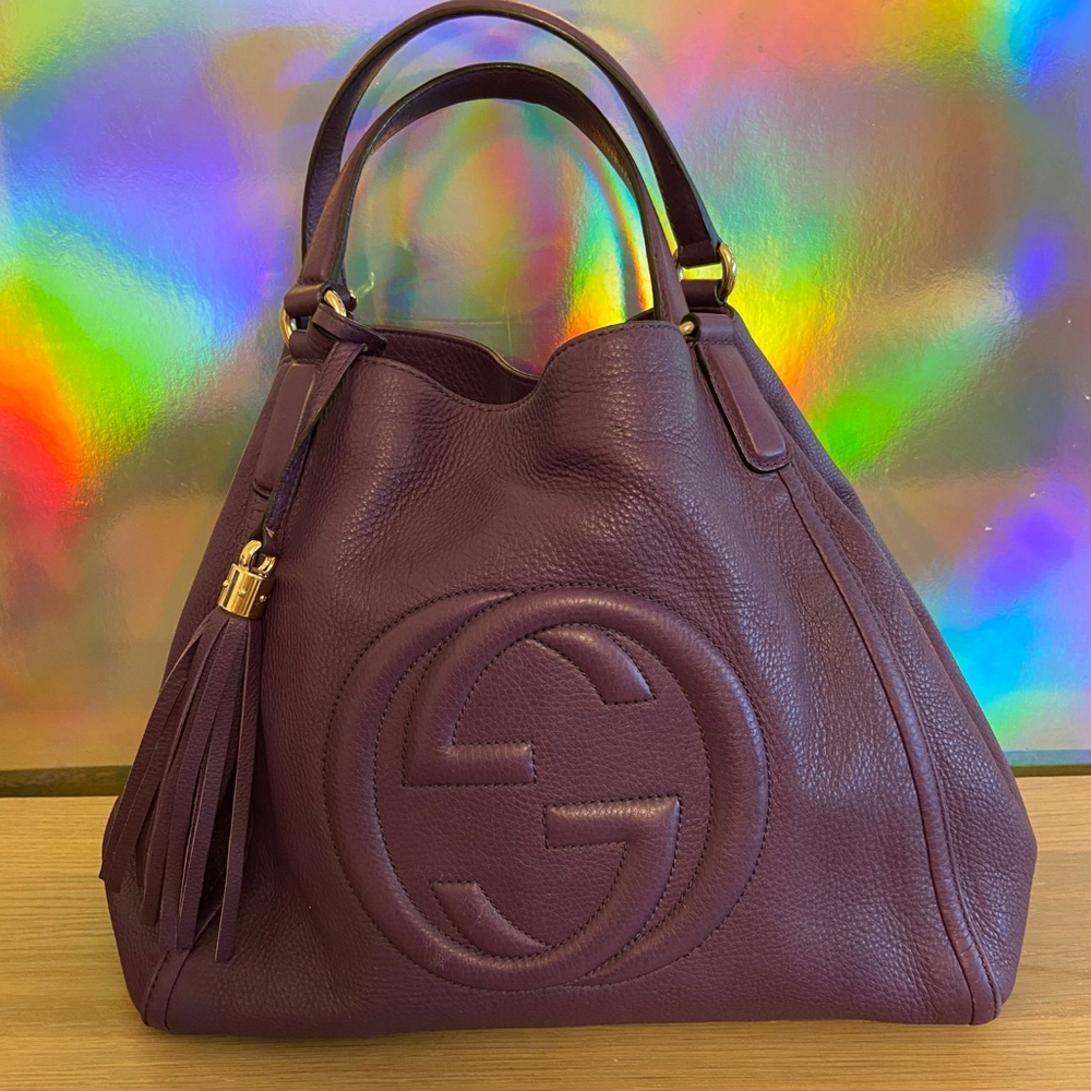 24hrs Sale😍🔥🔥Gucci Pebbled Leather Soho Bag